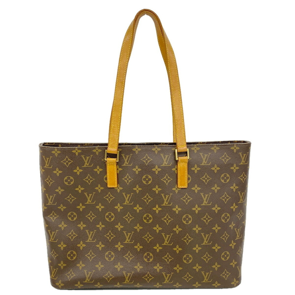 LOUIS VUITTON Brown Monogram Tote Bag